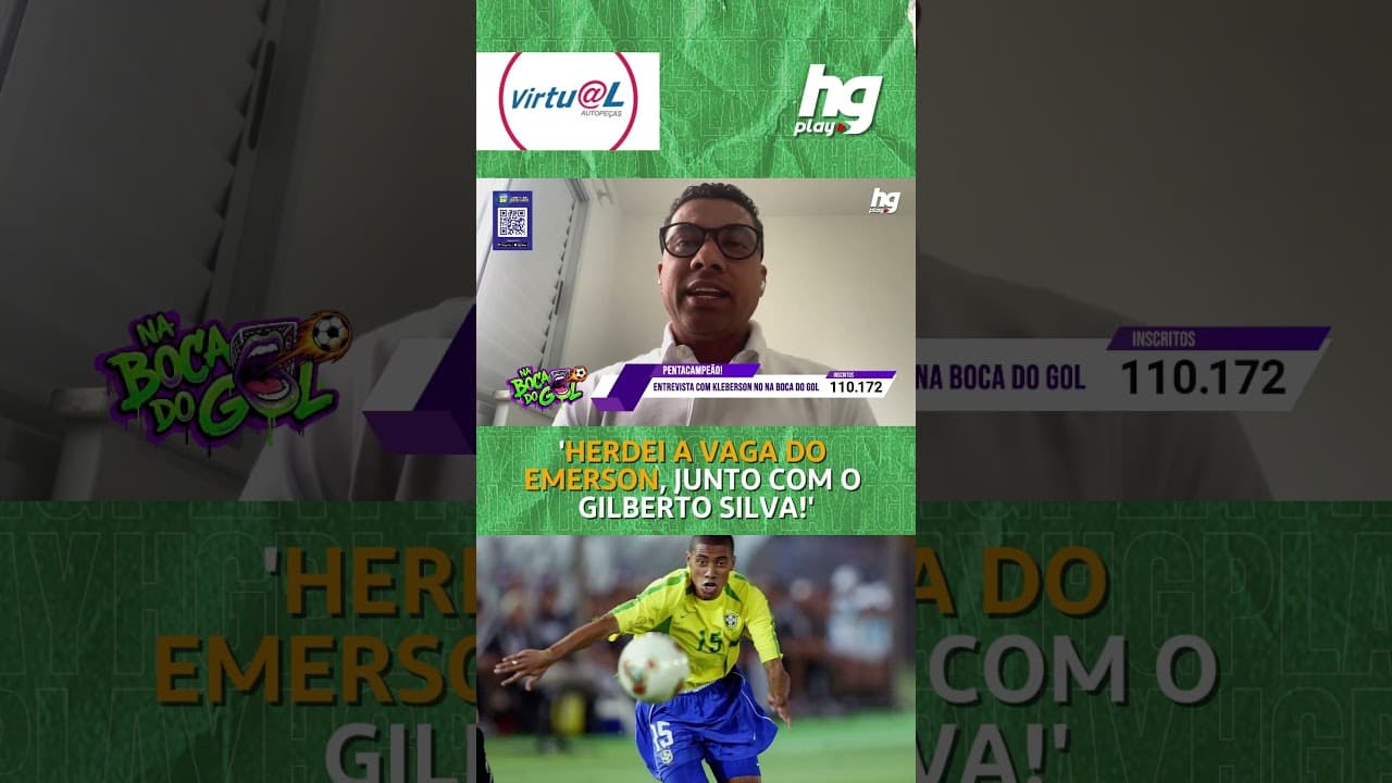 KLEBERSON FALA SOBRE A SUA CAMPANHA NA SELEÇÃO BRASILEIRA DE 2002!