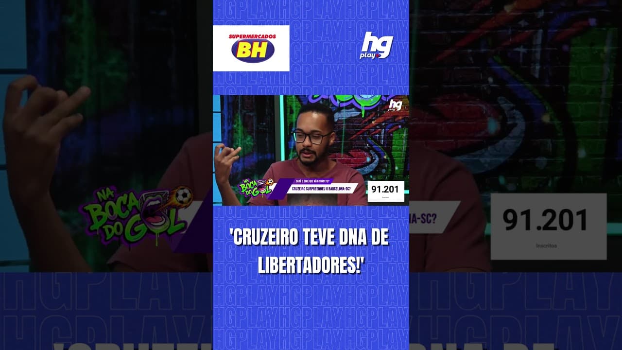 TIME DO CRUZEIRO TEVE 'CARA DE LIBERTADORES' ONTEM? COMENTARISTAS DEBATEM!