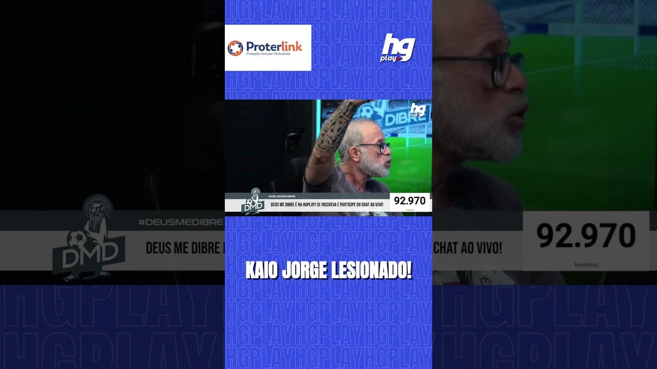 KAIO JORGE TEM LESÃO NO PÚBIS; VEJA O QUE SE SABE DA CONTUSÃO