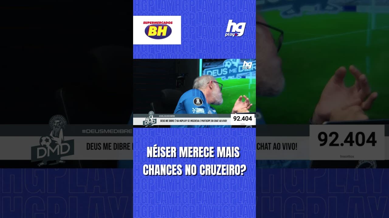 NÉISER PECA MUITO NAS FINALIZAÇÕES: UMA SEQUÊNCIA NO CRUZEIRO PODE AJUDAR? COMENTARISTAS DEBATEM!