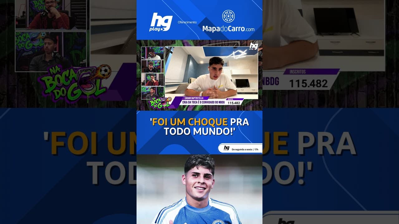 CAUAN BAPTISTELLA, CRIA DO CRUZEIRO, EXPLICA SUA SAÍDA DO CLUBE; VEJA!