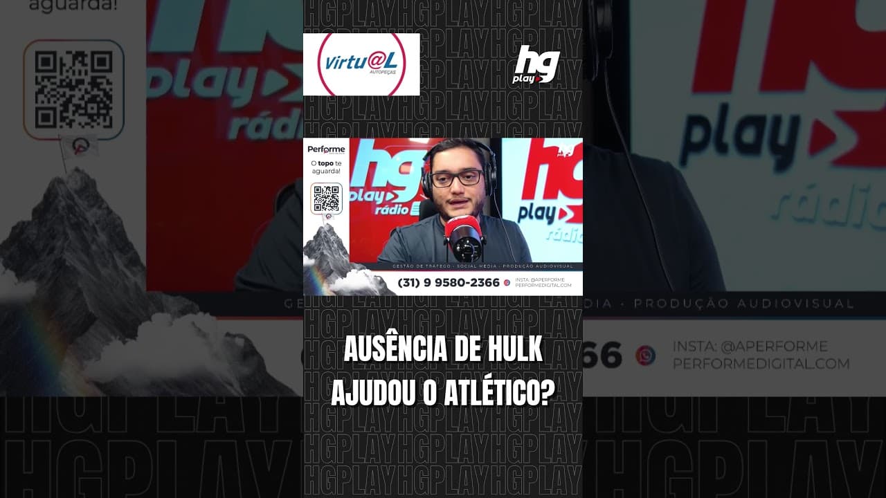O ATLÉTICO PERFORMOU MELHOR SEM O HULK? COMENTARISTAS DEBATEM!