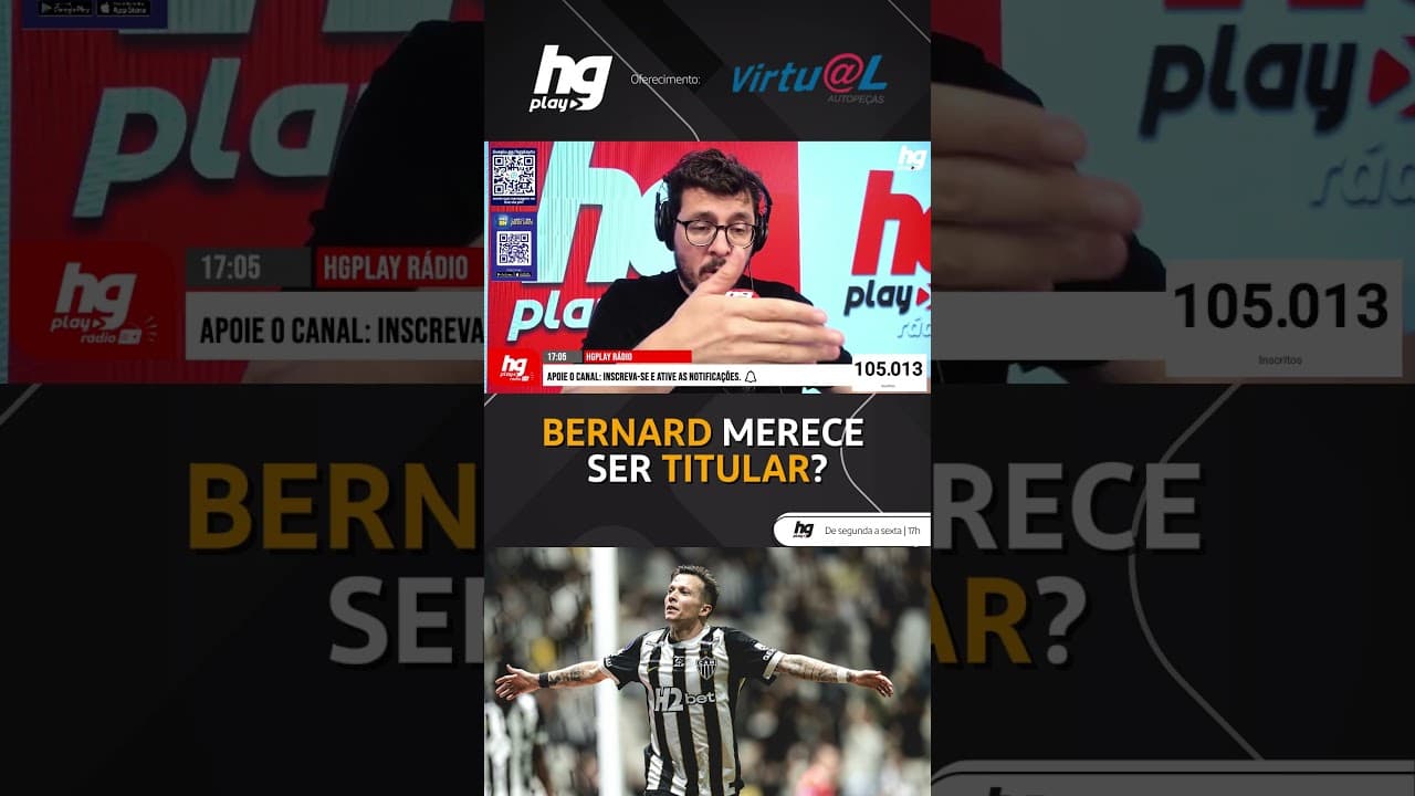 BERNARD CONQUISTOU SEU ESPAÇO DE VEZ NO ATLÉTICO? MERECE SEGUIR COMO TITULAR?