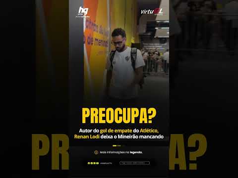 Preocupa? Autor do gol do empate do Atlético, Renan Lodi deixa o Mineirão mancando