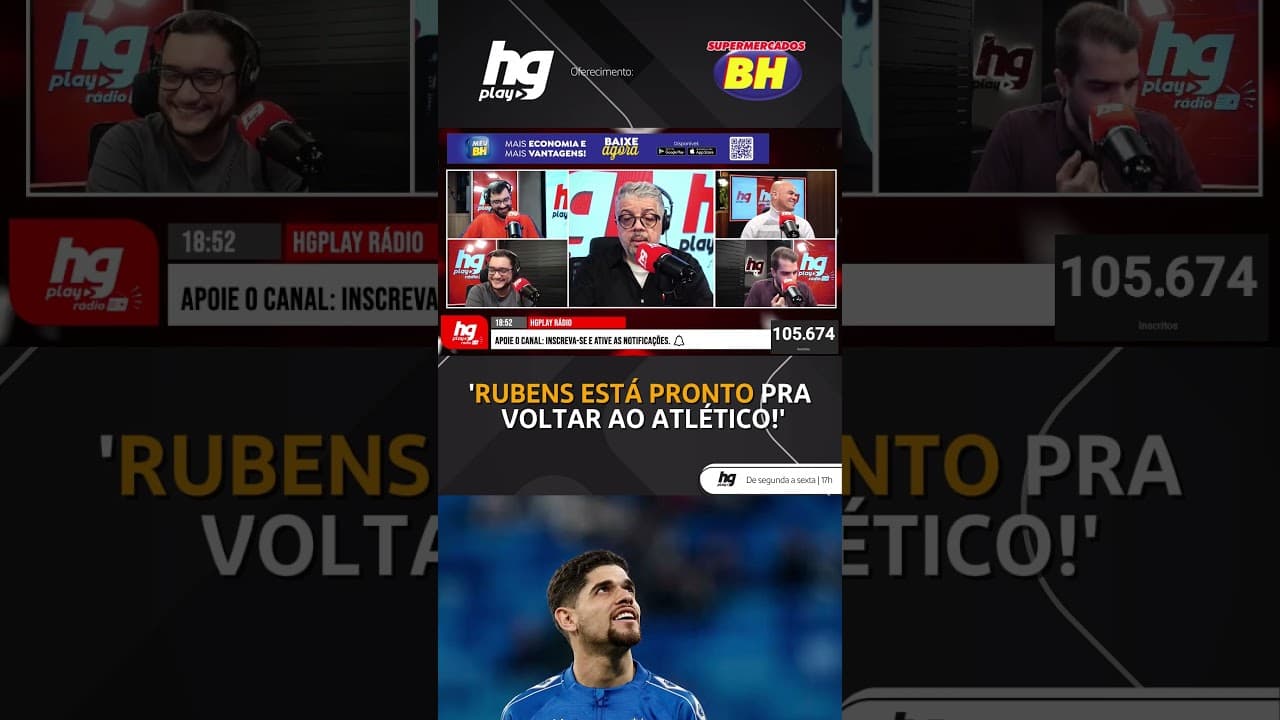 RUBENS VAI JOGAR NO ATLÉTICO? ENTENDA COMO ESTÃO OS MOLDES DA POSSÍVEL NEGOCIAÇÃO!