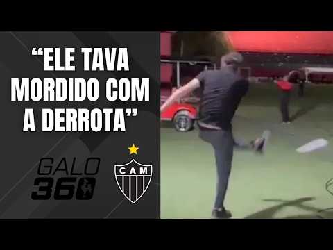 Breno Galante conta BASTIDORES do dia que o Barba chutou a garrafa - Galo 360