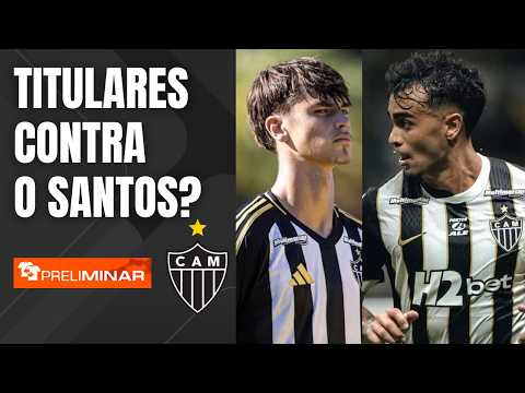 REINIER é titular contra o Santos? Vitão CONSEGUIU uma vaga entre os onze? - Preliminar