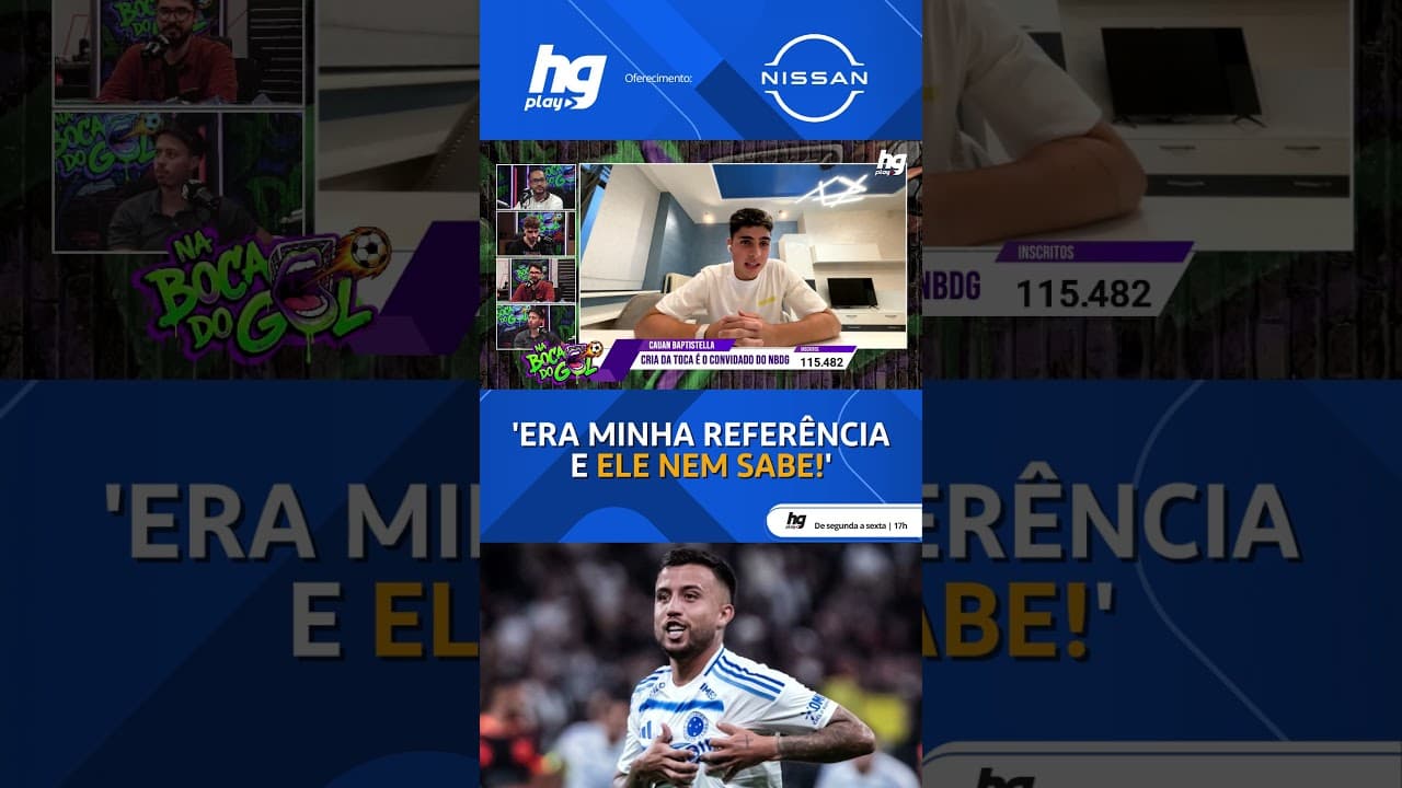 CAUAN BAPTISTELLA FALA SOBRE AMIZADES NO CRUZEIRO E REVELA SUA REFERÊNCIA NO ELENCO CELESTE; VEJA!