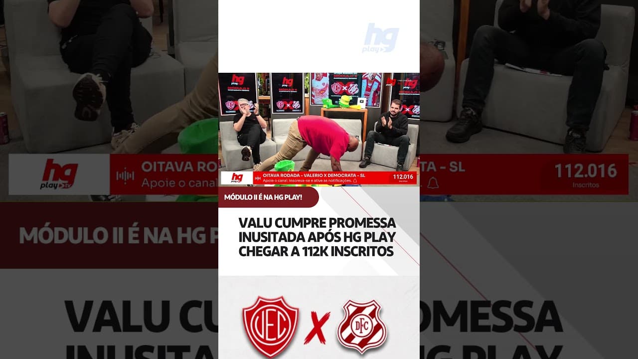 O VALU PROMETEU E CUMPRIU!!! 🔥