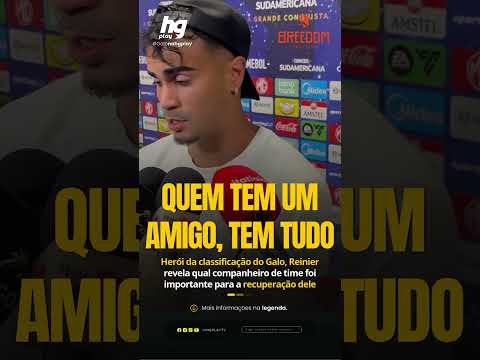 Reinier revela quem é o amigo dentro do elenco do Atlético que o ajudou na recuperação da confiança
