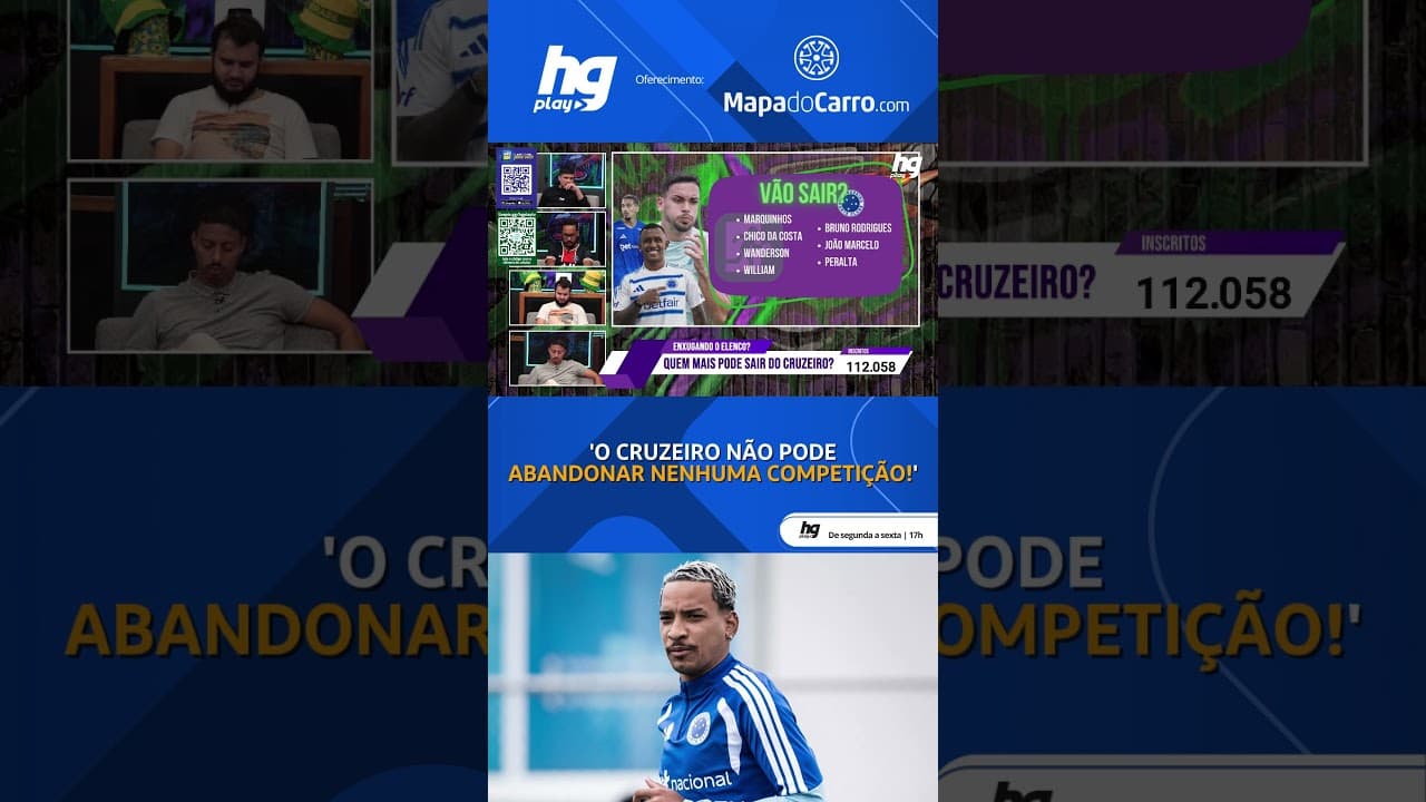 O CRUZEIRO PRECISA REFORÇAR MAIS O SEU ELENCO?
