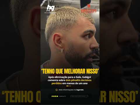 'Tenho que melhorar': Após ELIMINAÇÃO pro Galo, Gabigol comenta sobre pênaltis decisivos que perdeu