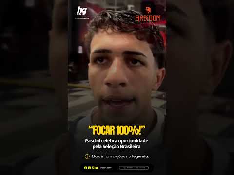 Kauã Pascini celebra convocação para a Seleção Brasileira Sub-20
