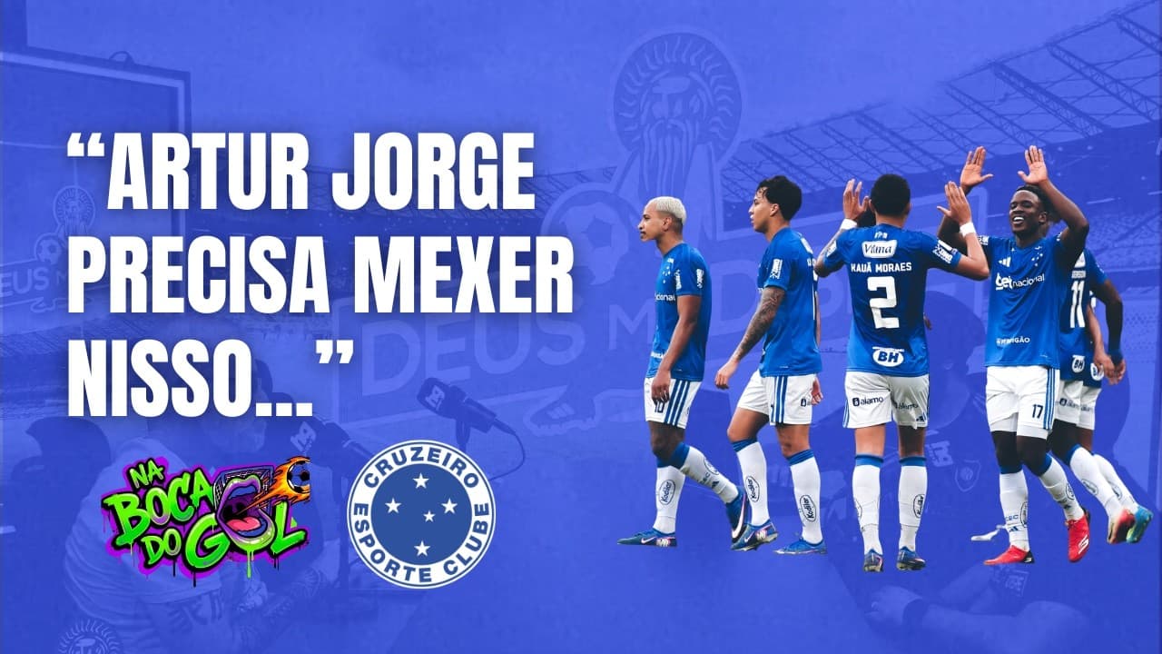 O QUE O CRUZEIRO AINDA PRECISA MELHORAR COM ARTUR JORGE?