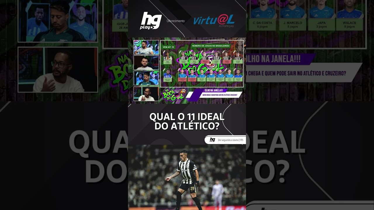 QUAL É O TIME TITULAR DO ATLÉTICO PARA A SEQUÊNCIA DA TEMPORADA?