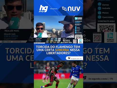 O repórter lucas borges está no rio de janeiro: A torcida do flamengo está soberba?