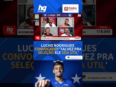 Lucho Gonzales convocado! serve para seleção, mas não serve para o Cruzeiro? Titulo + HGPLAY Rádio