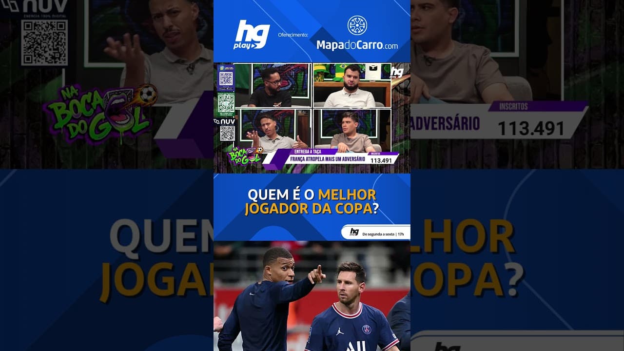 QUEM É O MELHOR JOGADOR DA COPA DO MUNDO ATÉ O MOMENTO? MESSI OU MBAPPÉ?