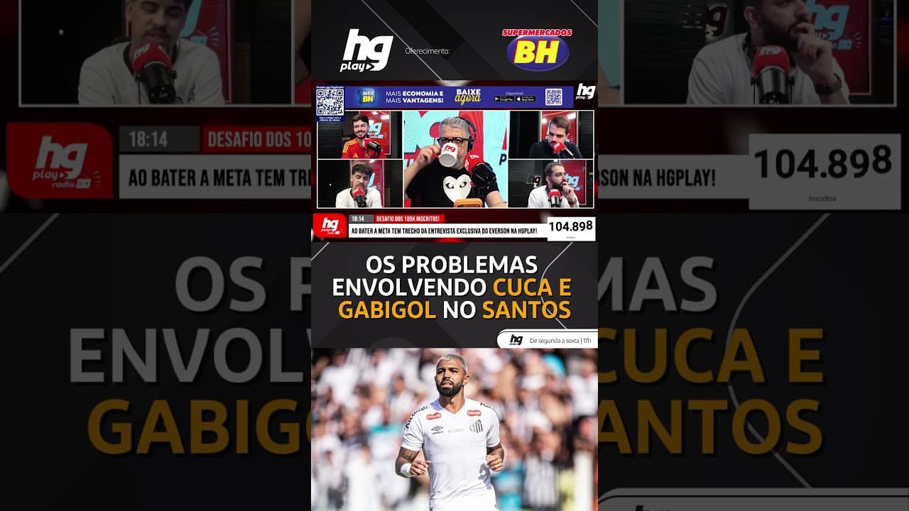 FIM DA LINHA PARA CUCA E GABIGOL NO SANTOS?