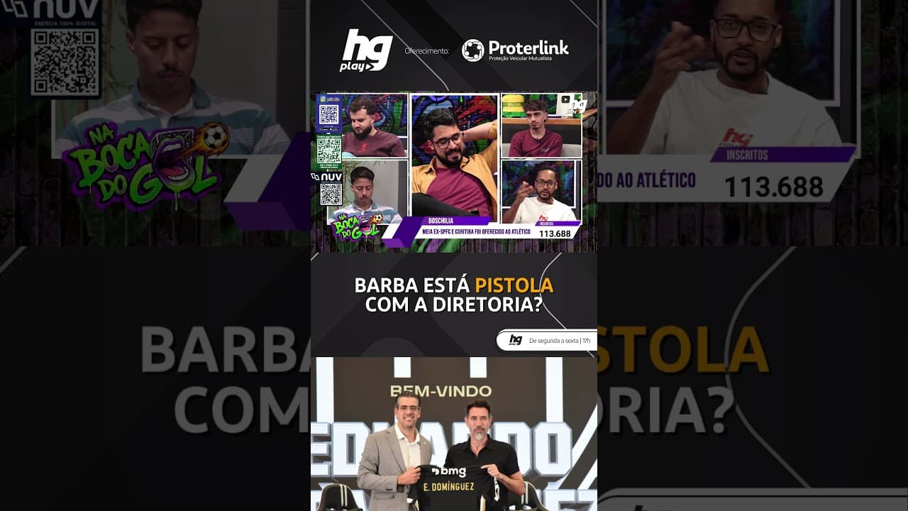 BARBA DOMÍNGUEZ ESTÁ INCOMODADO COM O ELENCO DO ATLÉTICO? VEJA O QUE SE SABE!