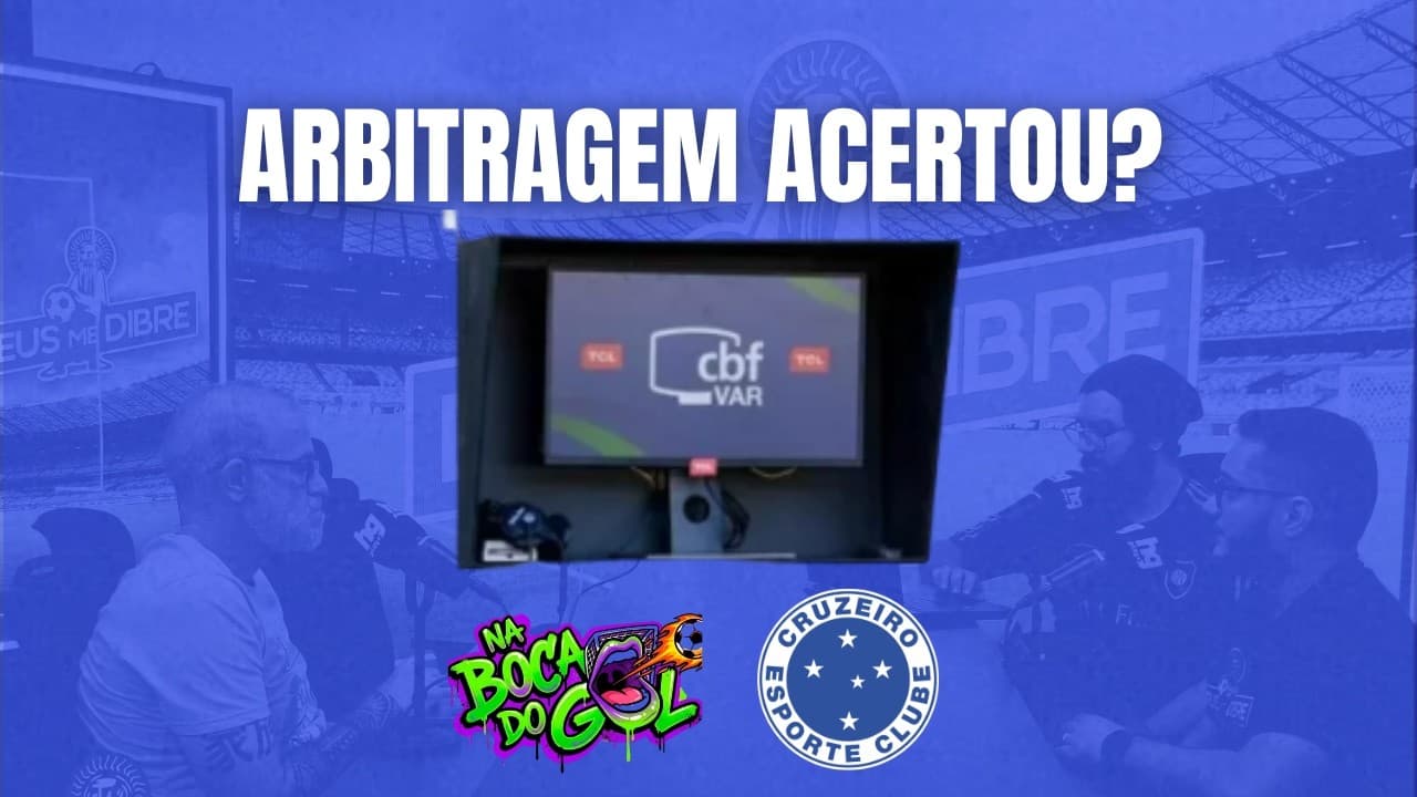 ERROS E ACERTOS DA ARBITRAGEM EM CRUZEIRO x CHAPECOENSE!
