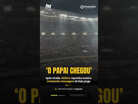 Provocação no clássico: após virada, Atlético provoca Kaio Jorge: 'O papai chegou'