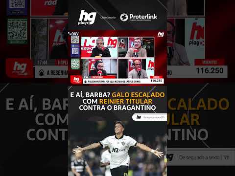 A escolha de barba domínguez para a escalação do atlético contra o bragantino faz sentido?