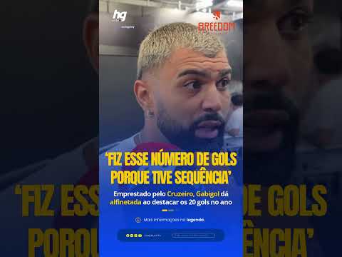 'Fiz por ter sequência': Gabigol alfineta Cruzeiro em declaração dos 20 gols pelo Santos no ano