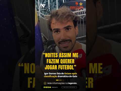 Igor Gomes exalta crescimento do Atlético na Sul-Americana