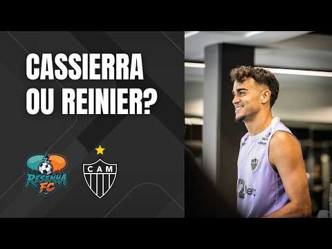 Atlético: Reinier ou Cassierra? Quem deve ser o titular contra o Santos?