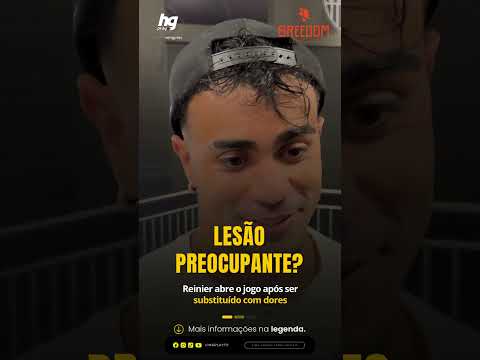 Atlético: Reinier abre o jogo após ser substituído com dores